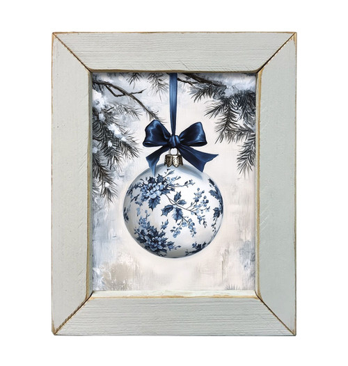 HMK348L Blue Ornament
