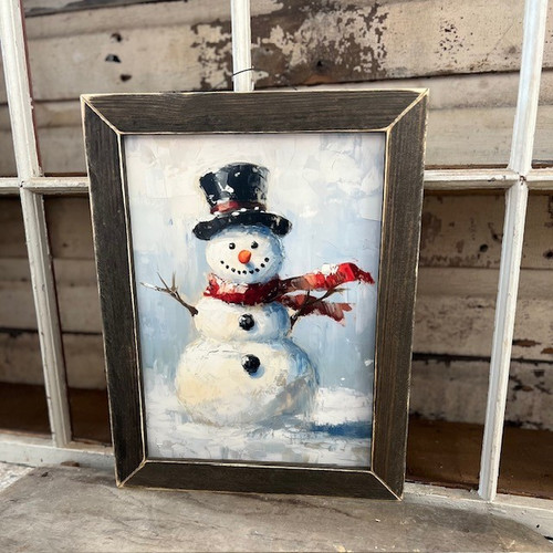HMK368L Painted Snowman