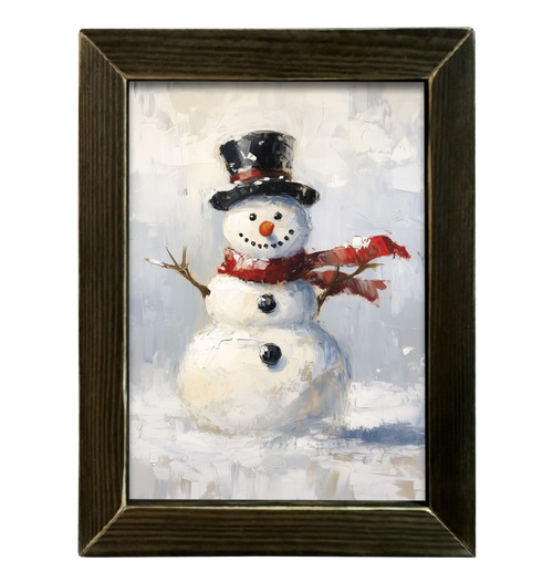 HMK368L Painted Snowman