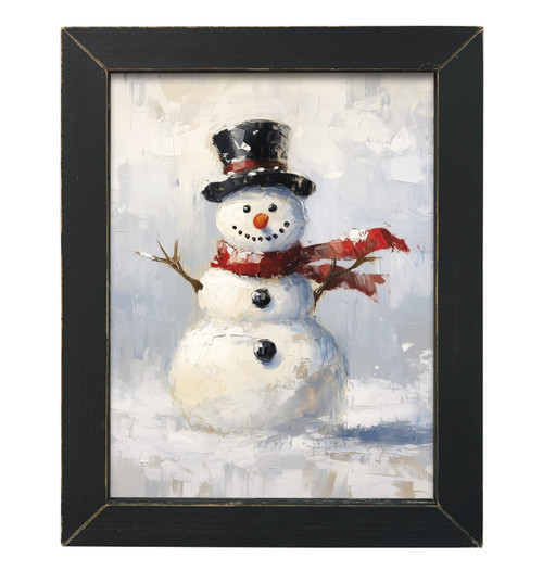 HMK368L Painted Snowman