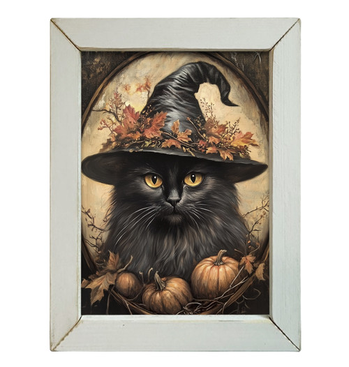 HMK482L Black Witch Cat