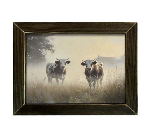 HMK486L Two Morning Cows