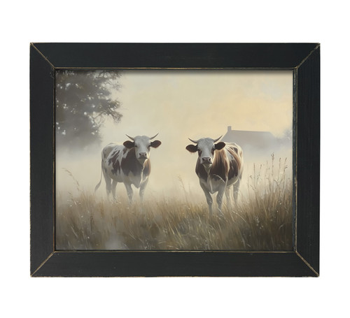 HMK486L Two Morning Cows
