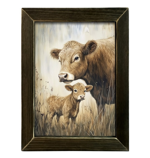 HMK498L Mother and Baby Cow