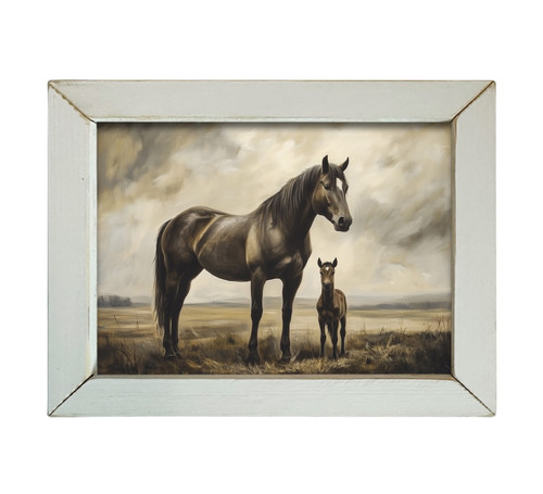 HMK503L Mother and Baby Horse