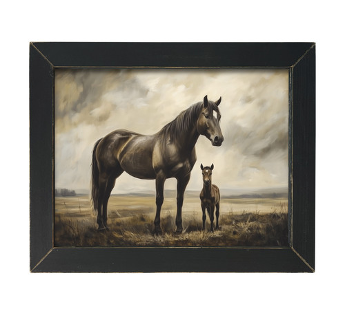 HMK503L Mother and Baby Horse
