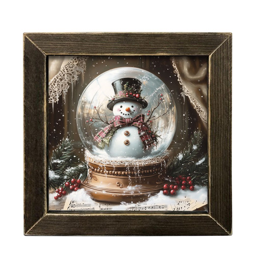HMK508L Snowman Snow Globe