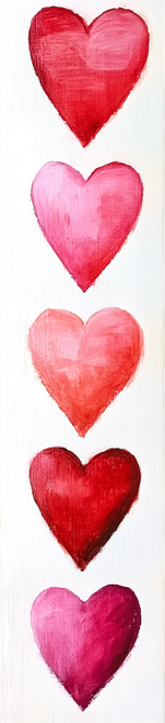 HMK374P Heart Stack Porch Sign