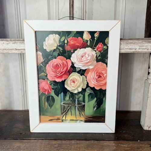 HMK657L Vintage Pink Florals