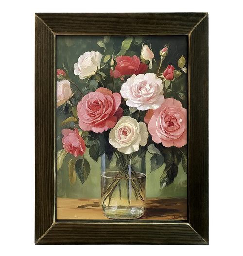 HMK657L Vintage Pink Florals