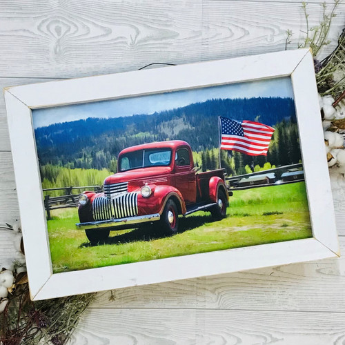 LD771 Freedom Ride White Frame Picture