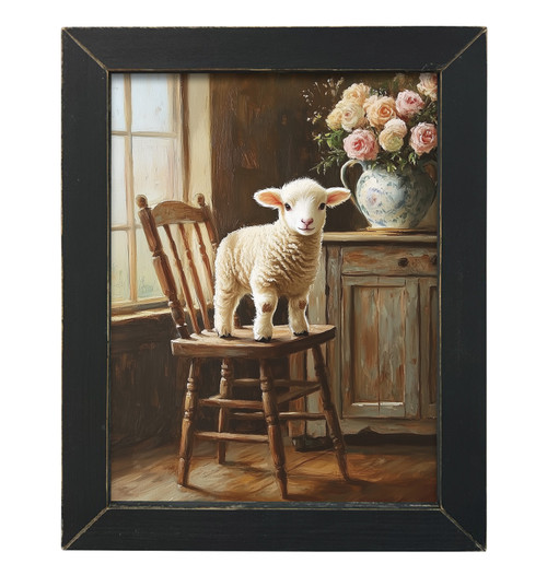 HMK681L Vintage Farmhouse Lamb