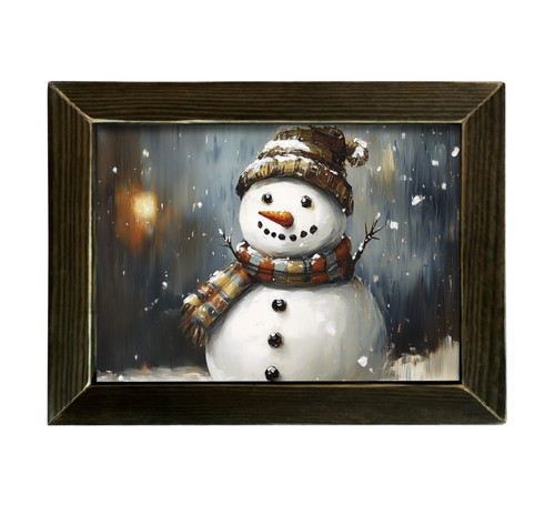 HMK756L Happy Night Snowman