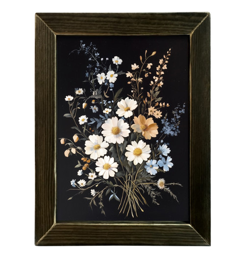 HMK774L Black Bouquet