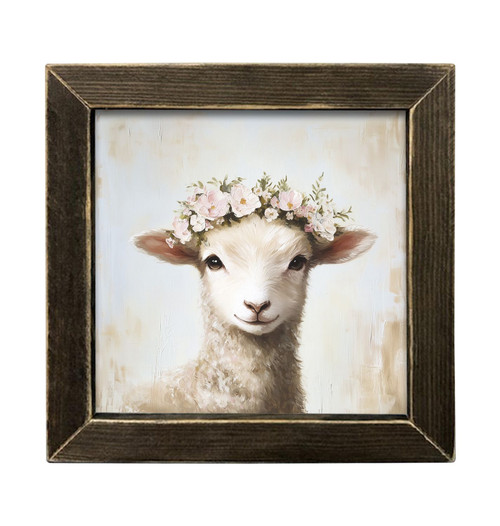 HMK815L Floral Lamb