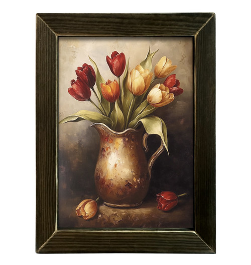 HMK822L Rustic Tulips