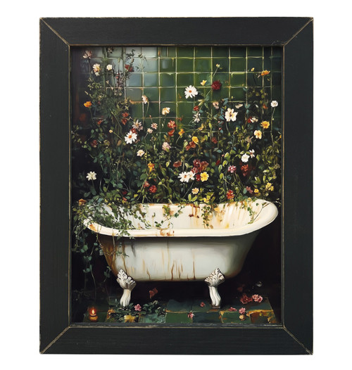 HMK823L Vintage Green Bathtub