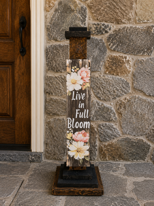 HMK841P Full Bloom Porch Sign