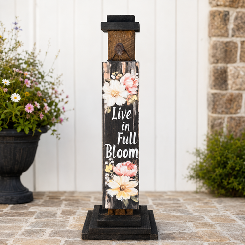 HMK841P Full Bloom Porch Sign