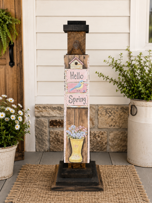 HMK848P Hello Spring Porch Sign