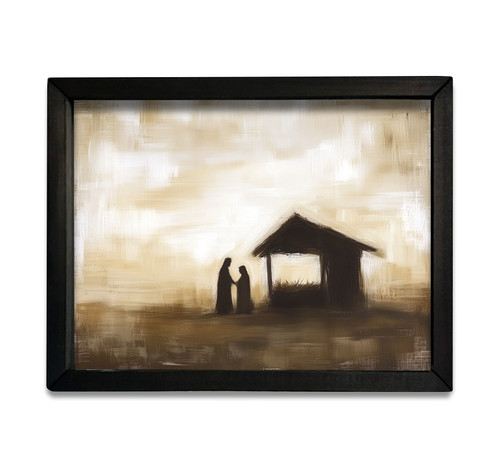 JO188 Santa's Arrival Box Frame - JanMichaels Art and Home
