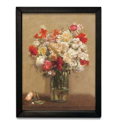 AS482 Vintage Floral Still Life Box Frame
