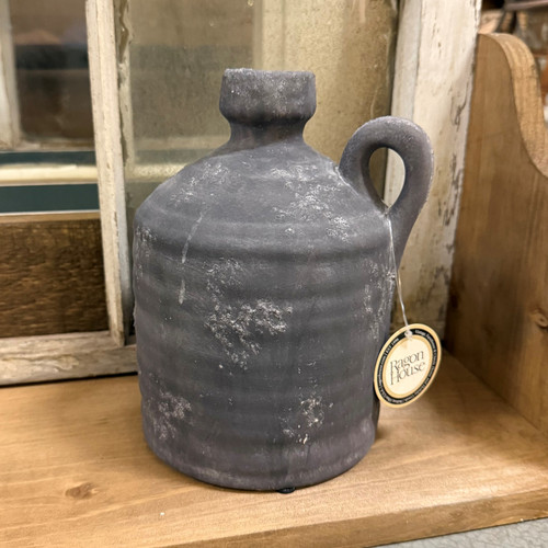 8" AGED BLACK JUG