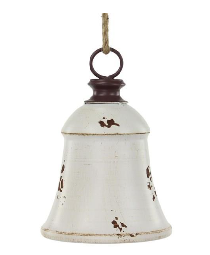 6.5" METAL LIBERTY BELL W/JUTE