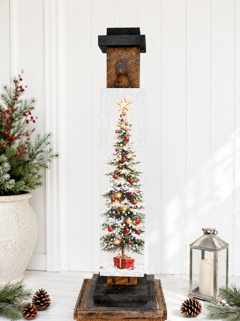 HMK1207P Christmas Tree Porch Sign