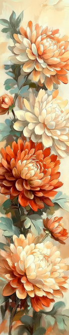 HMK1246P Autumn Mums Porch Sign