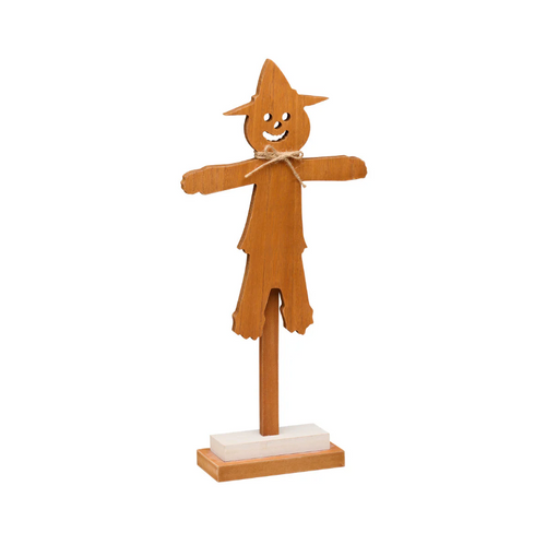 Lrg. Orange Scarecrow on Base