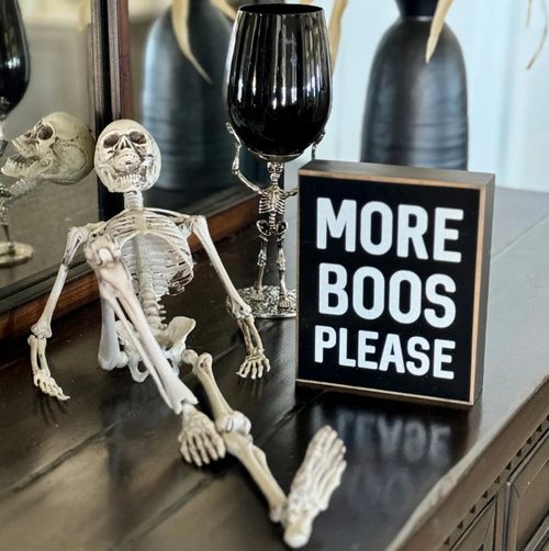 More Boos Box Sign