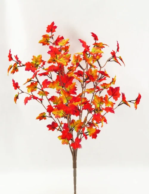 BUSH MAPLE MINI LEAF 20" ORANGE