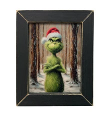 HMK1297L Grinchly Painting in the Woods