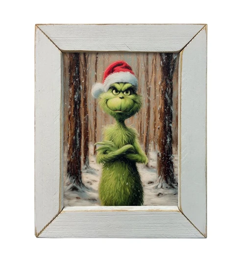 HMK1297L Grinchly Painting in the Woods