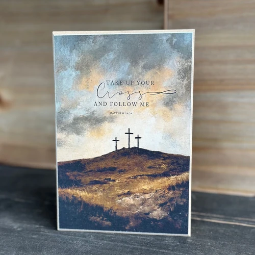 LUX1223 Take Up Your Cross Block