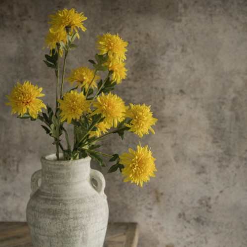 29" YELLOW GERBERA SPRAY