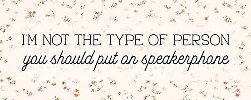 LUX1329 Not for Speakerphone Block