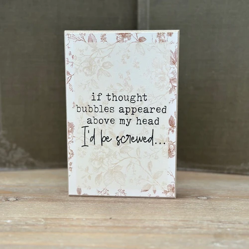 LUX1332 Thought Bubbles Block