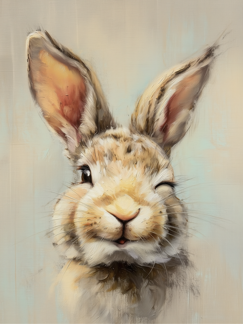 HMK1437B Bunny Wink Block