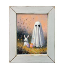 HMK1440L Ghost and Bunny Friend Portrait