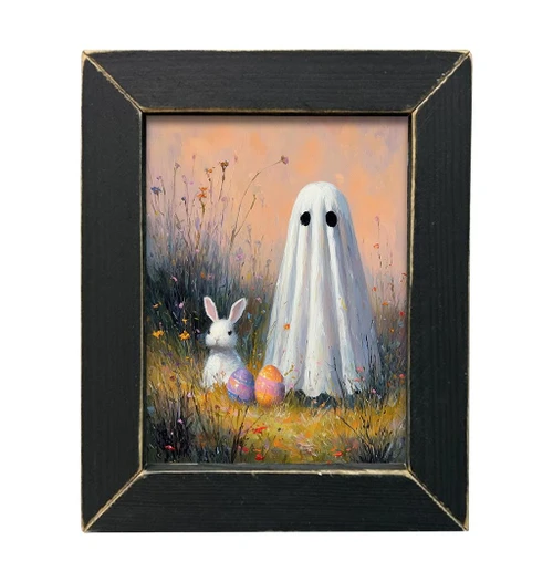HMK1440L Ghost and Bunny Friend Portrait