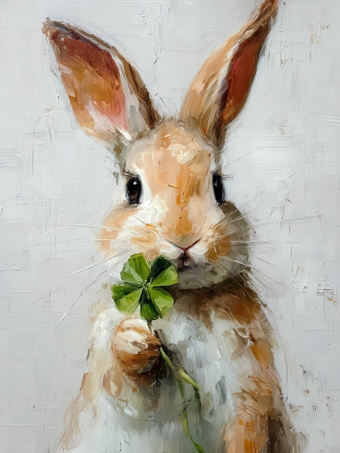 HMK1458B Lucky Bunny Block