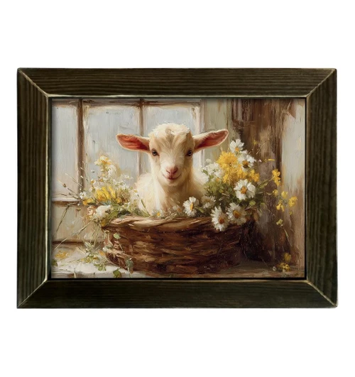 HMK1470L Spring Cottage Lamb