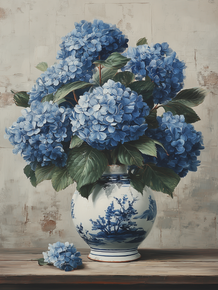 HMK1504L Blue Hydrangea