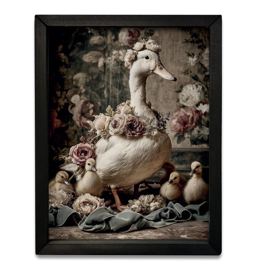 HMK1507 Heirloom Duck Family Box Frame