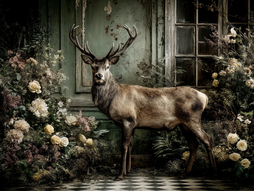 HMK1533 Heirloom Stag Box Frame