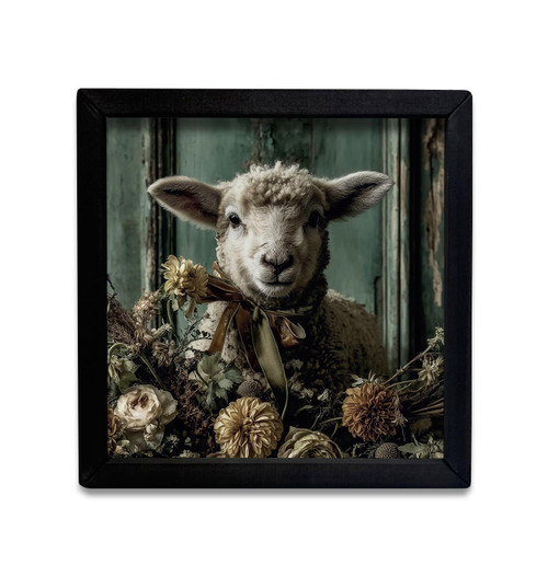 HMK294 Lamb of God Box Frame - JanMichaels Art and Home