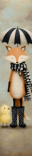 HMK1550P Spring Fox Porch Sign