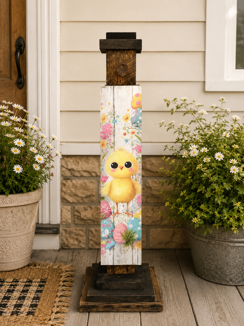 HMK1564P Cute Chick Porch Sign